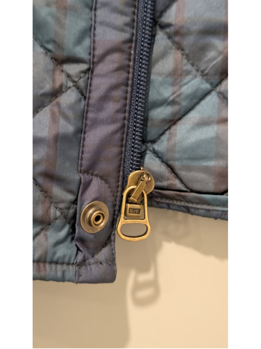 Polo Ralph Lauren Plaid Quilted Leather Trim Equestrian Jacket L - Picture 4 of 16